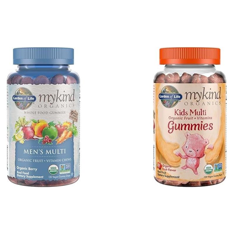 Gomitas Vitaminas Orgánicas para Hombres y Niños - 120 Unidades