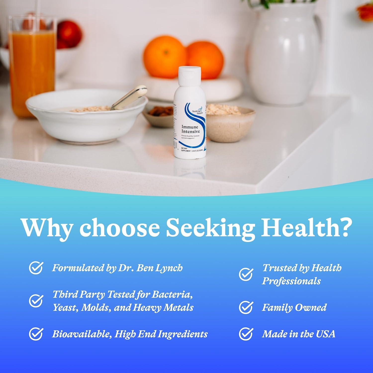 Suplemento Inmunológico Seeking Health 86.1 g - Vitamina C, D, Zinc