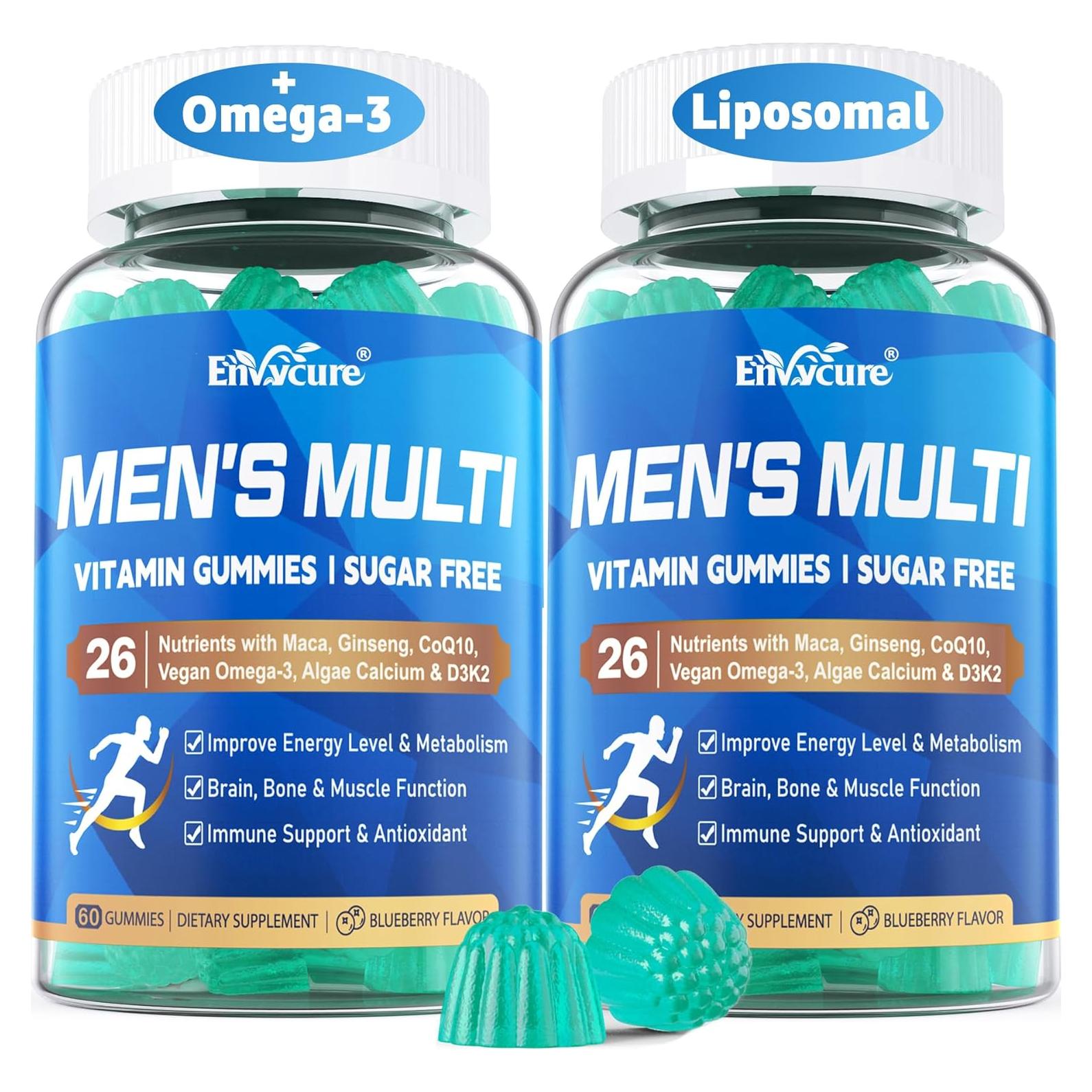 Multivitamina Metilada para Hombres ENVYCURE 120 Gominolas