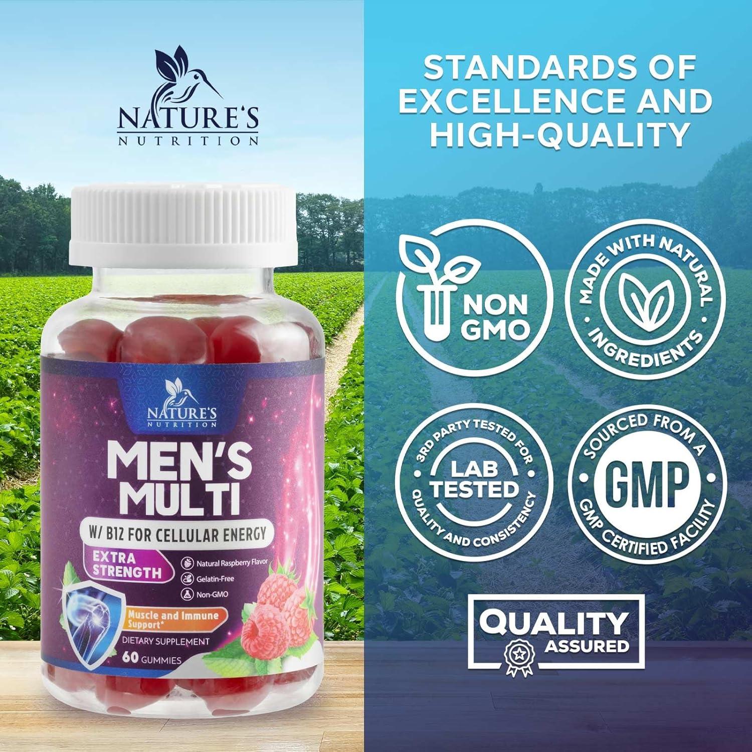 Multivitamina Gominolas Nature's Nutrition para Hombres 60 Unidades