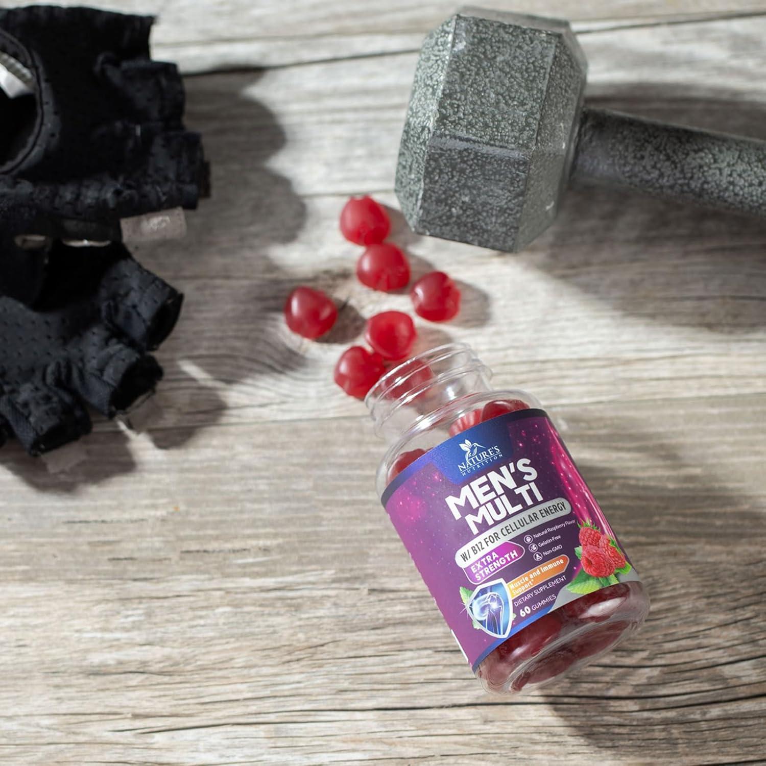 Multivitamina Gominolas Nature's Nutrition para Hombres 60 Unidades