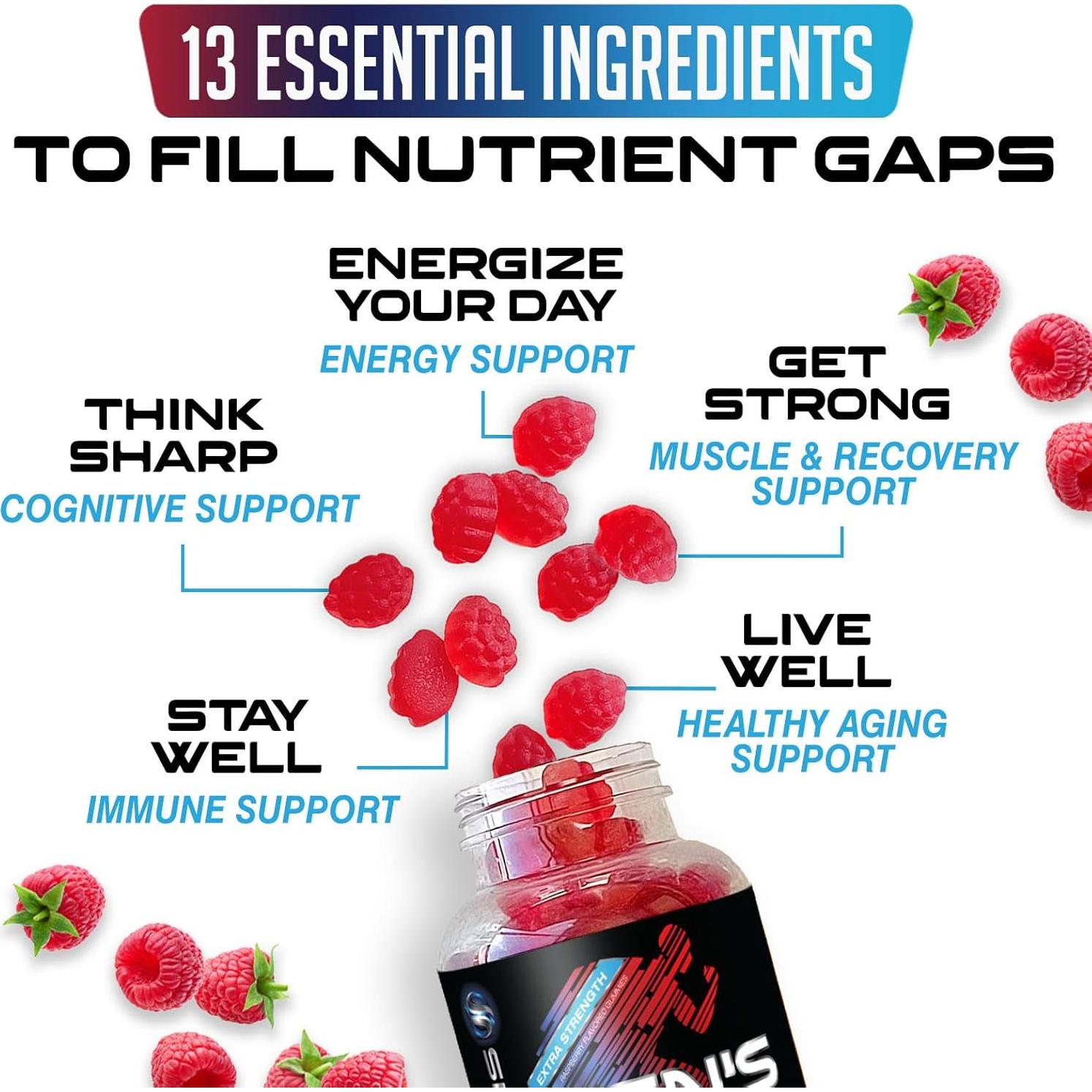 Multivitamina Gominolas para Hombres SilverOnyx 60 Unidades