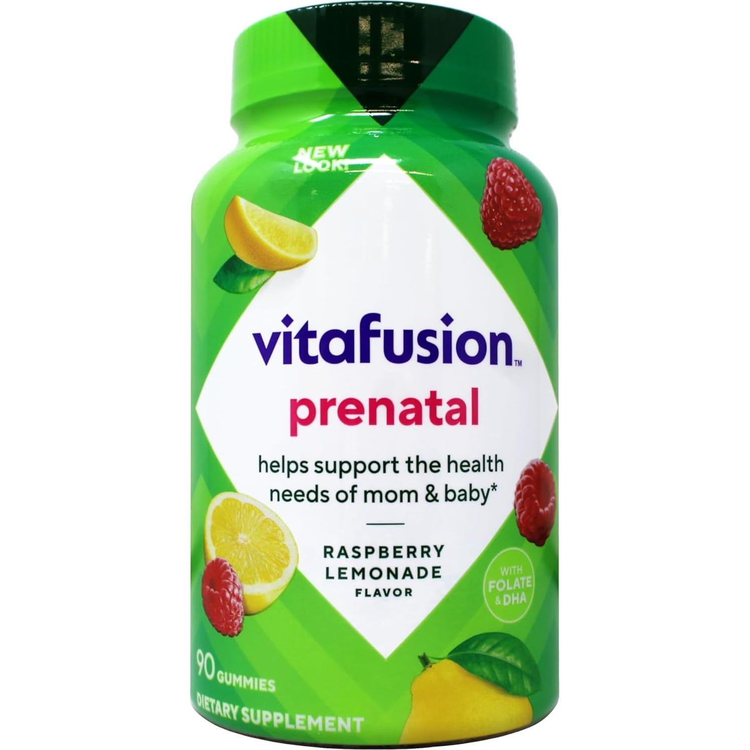 Vitaminas Gummy Prenatales Vitafusion 90 Gummies 311g