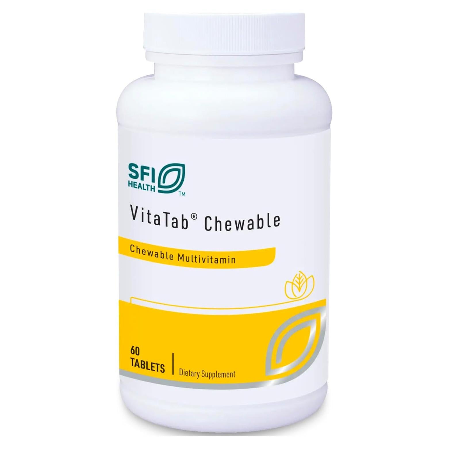 Multivitamina Masticable Klaire Labs VitaTab 60 Tabletas