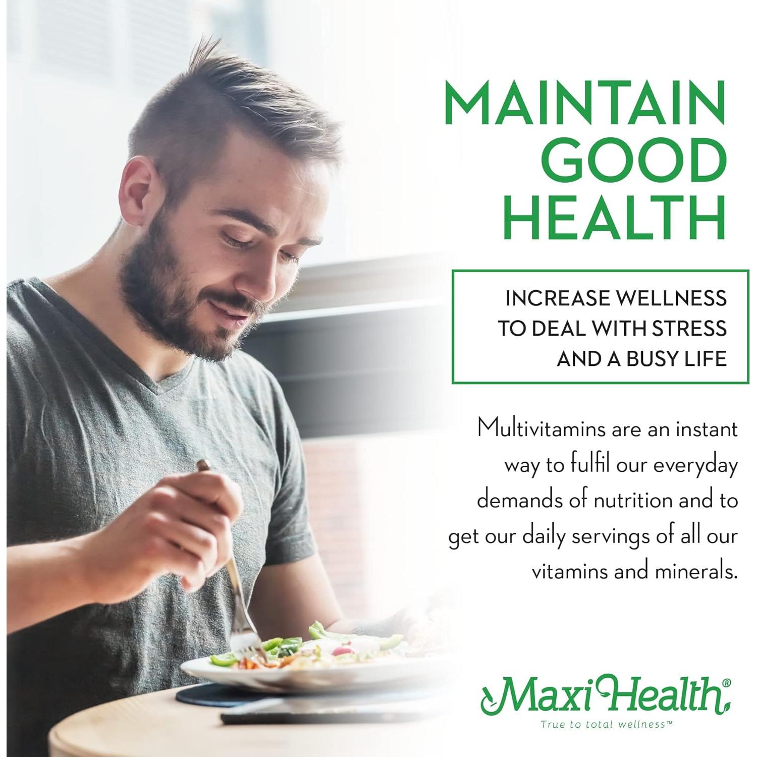 Multivitamina Completa Maxi Health Supreme 360 Tabletas