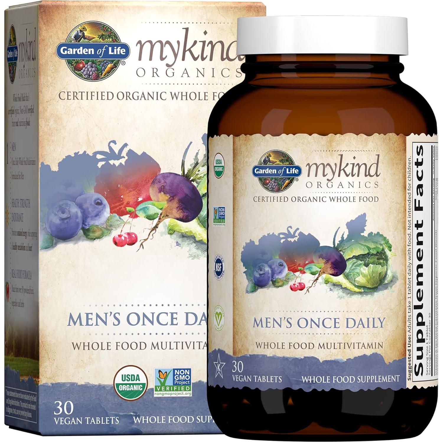 Probioticos y Multivitaminico Orgánico para Hombres Dr. Formulado - 30 Cápsulas