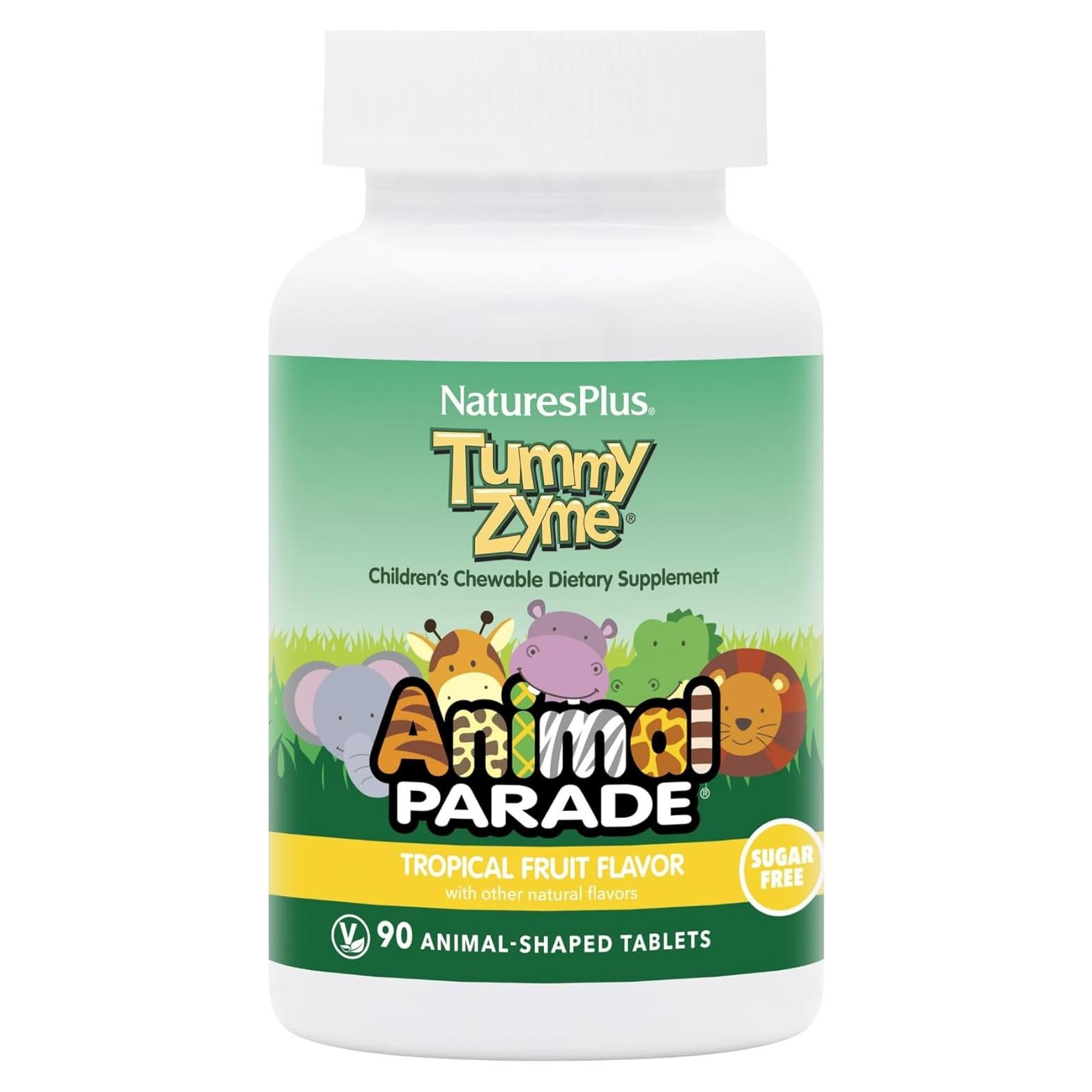 Suplemento Digestivo Masticable Niños Nature's Plus 90 Tabletas