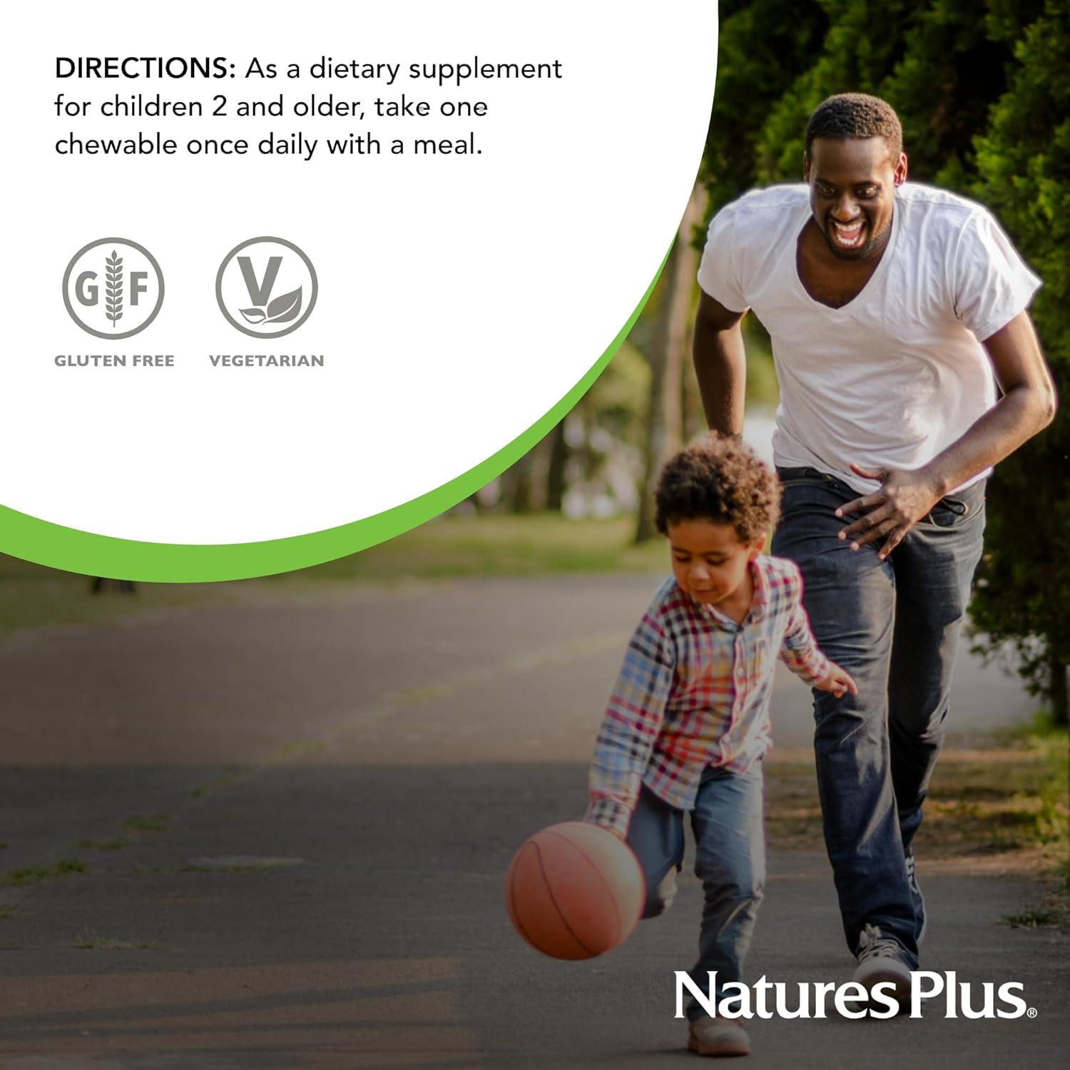 Suplemento Digestivo Masticable Niños Nature's Plus 90 Tabletas