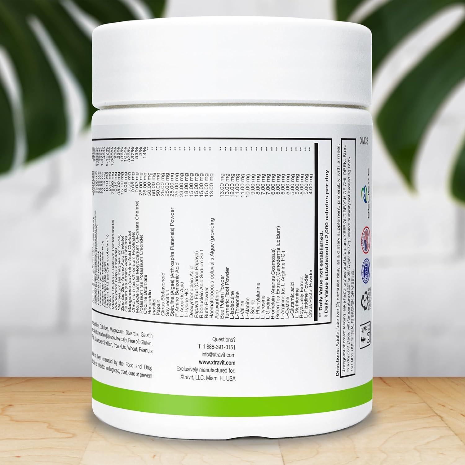 Suplemento Multivitamínico Natural Xtravit - 60 Cápsulas