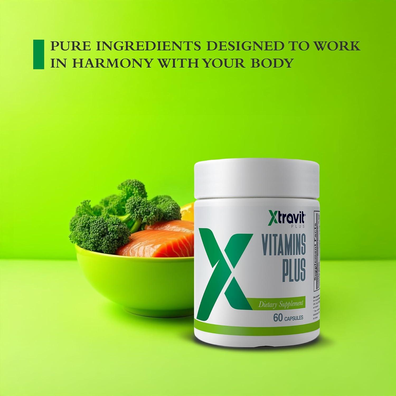 Suplemento Multivitamínico Natural Xtravit - 60 Cápsulas