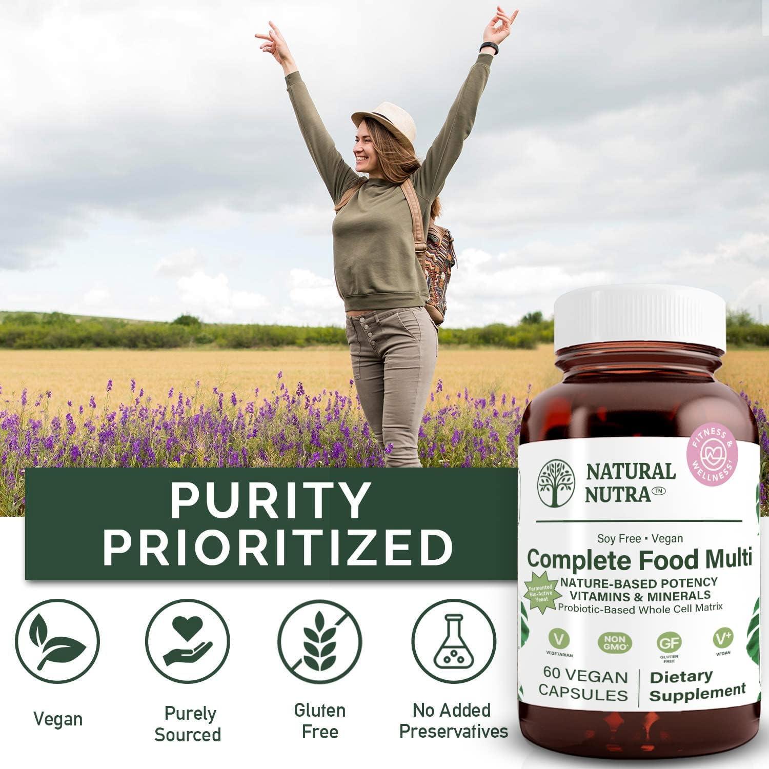Multivitaminas Naturales Completo Natural Nutra 60 Cápsulas