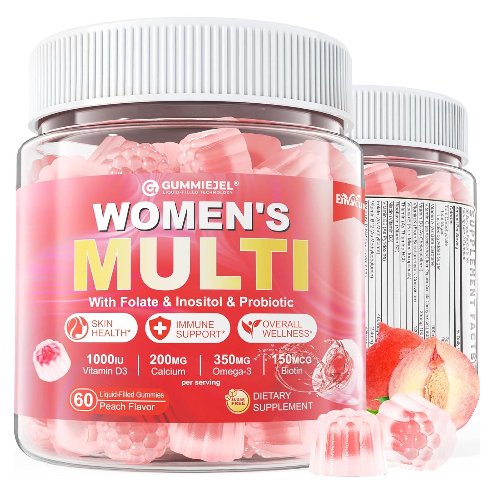Gomitas Multivitamínicas Sin Azúcar KroOLife 60 Unidades