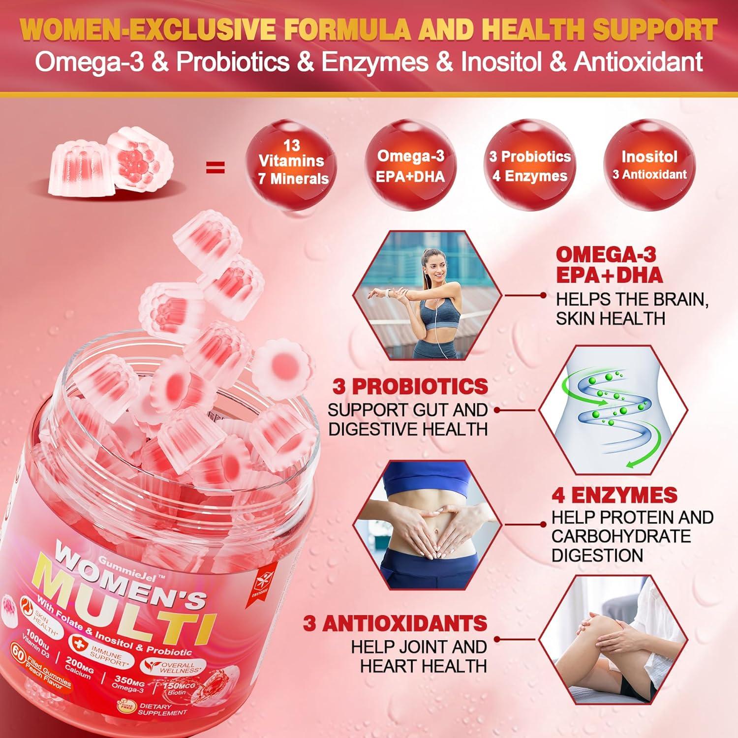 Gomitas Multivitamínicas Sin Azúcar KroOLife 60 Unidades