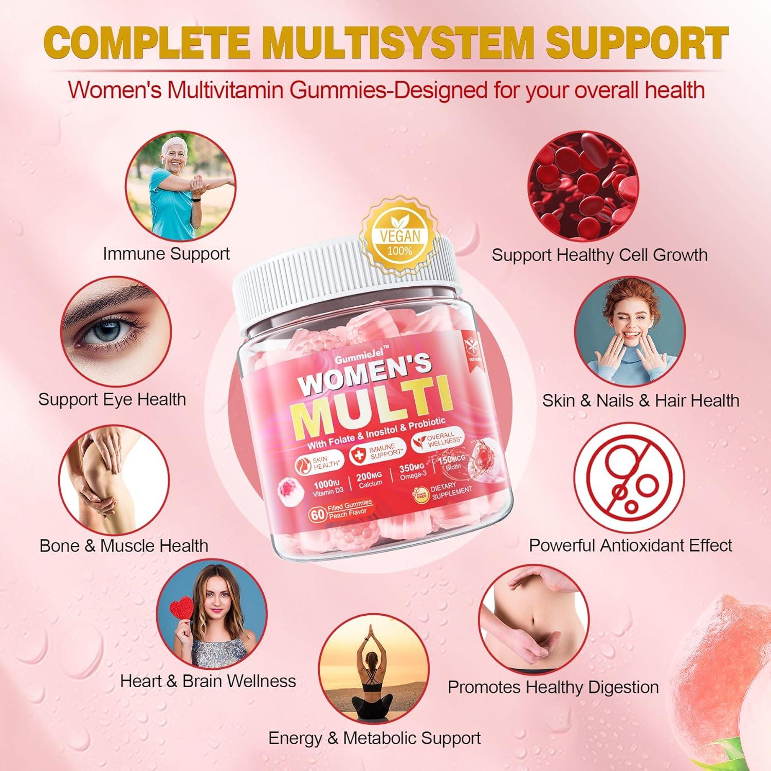 Gomitas Multivitamínicas Sin Azúcar KroOLife 60 Unidades