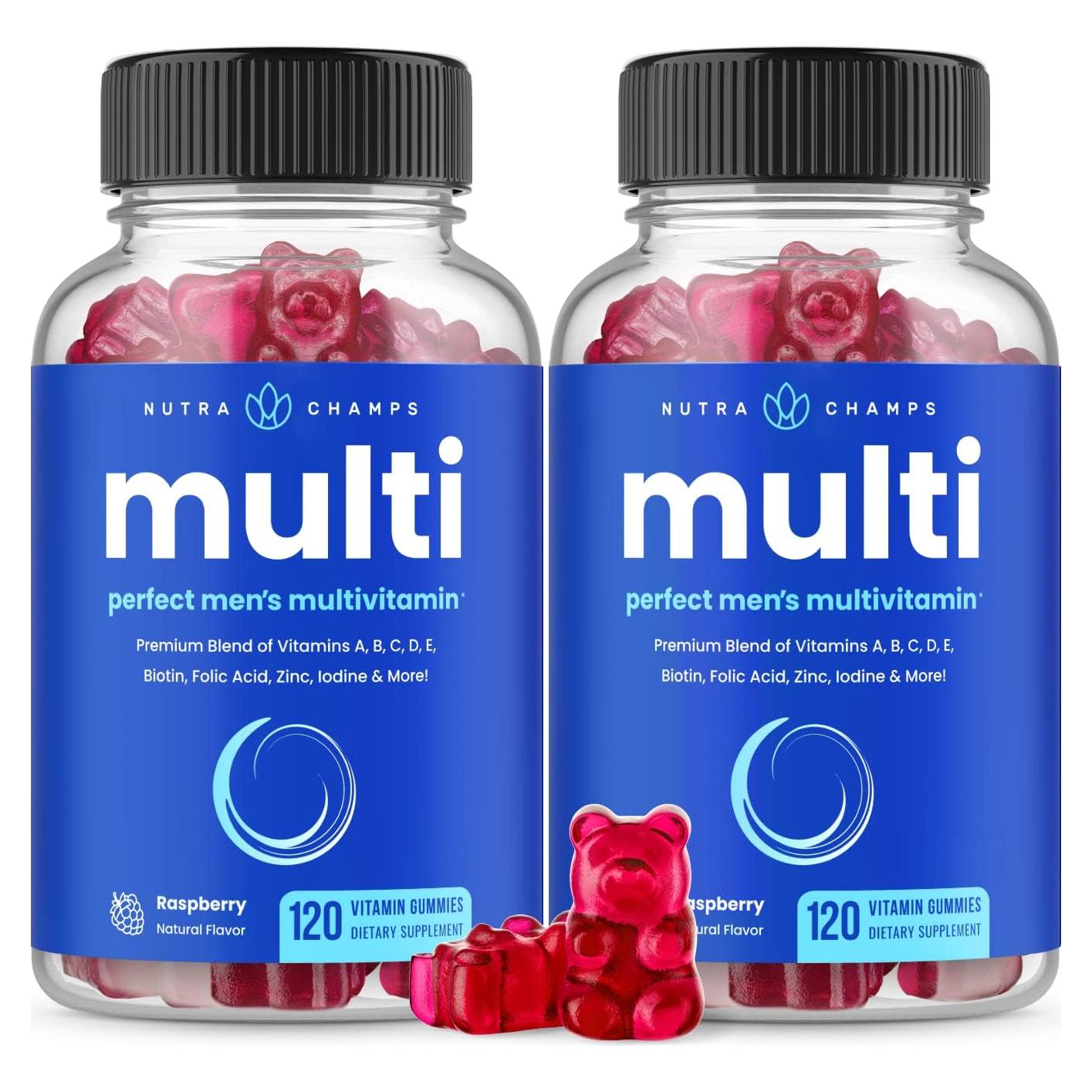 NutraChamps Multivitaminas Gummy para Hombres 240 Unidades