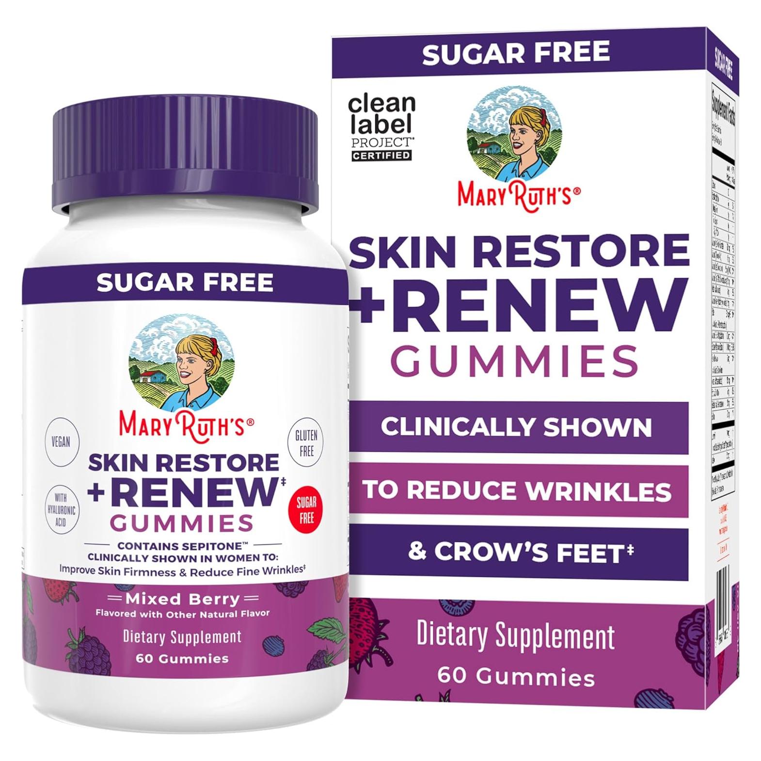 Gomas Veganas MaryRuth's para Piel y Cabello | 60 Unidades