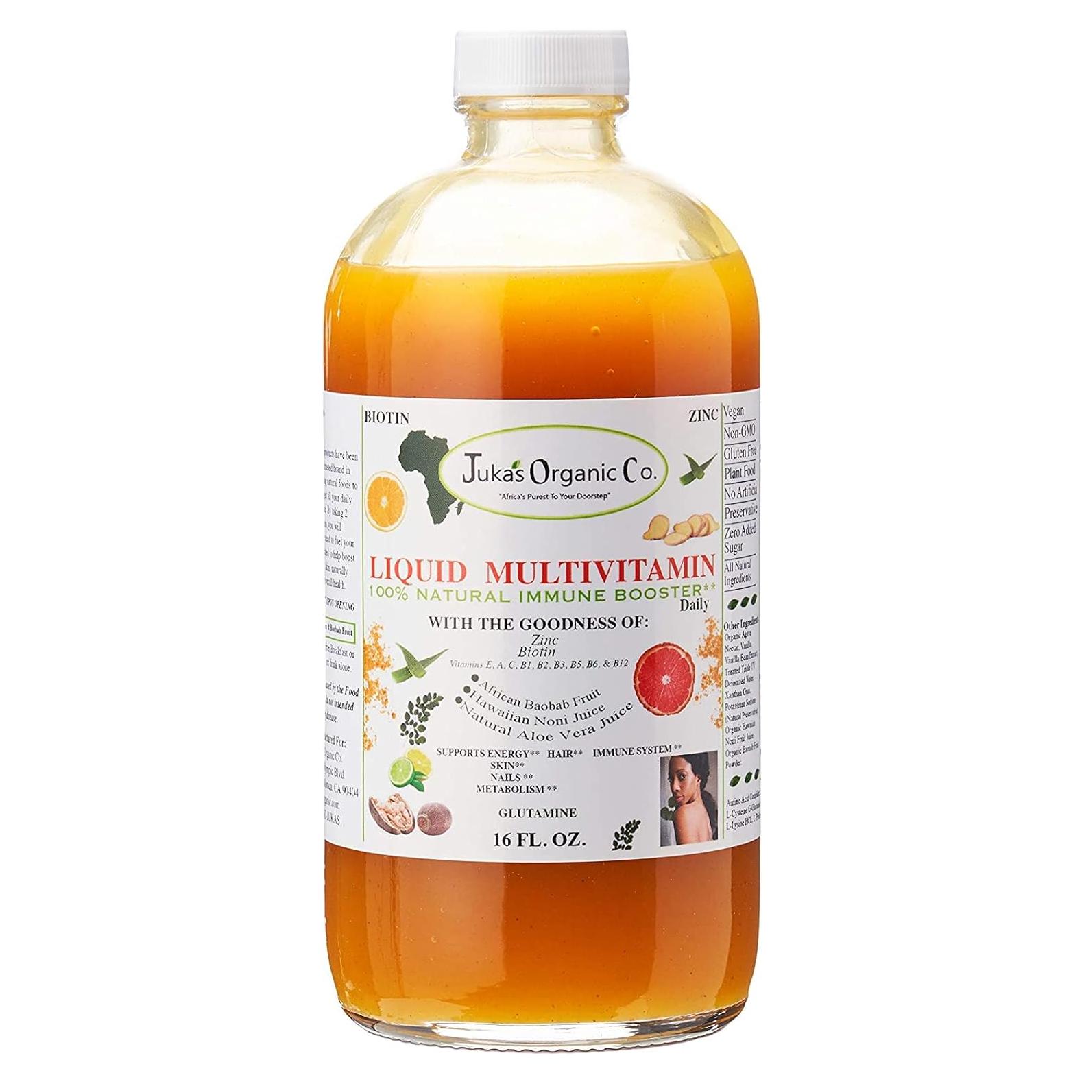 Multivitamínico Líquido Orgánico Juka 946 ml - Zinc y Vitamina C