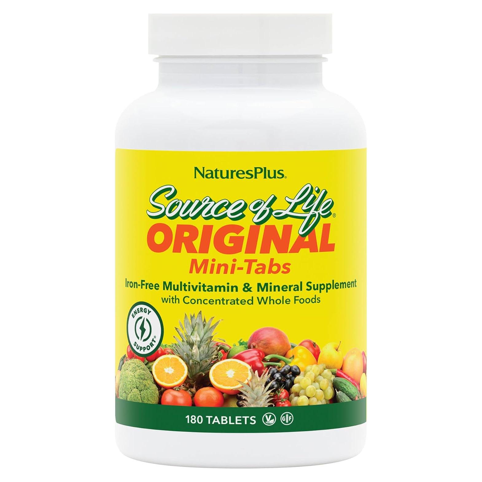Suplemento Multivitamínico Sin Hierro Nature's Plus 180 Tabletas