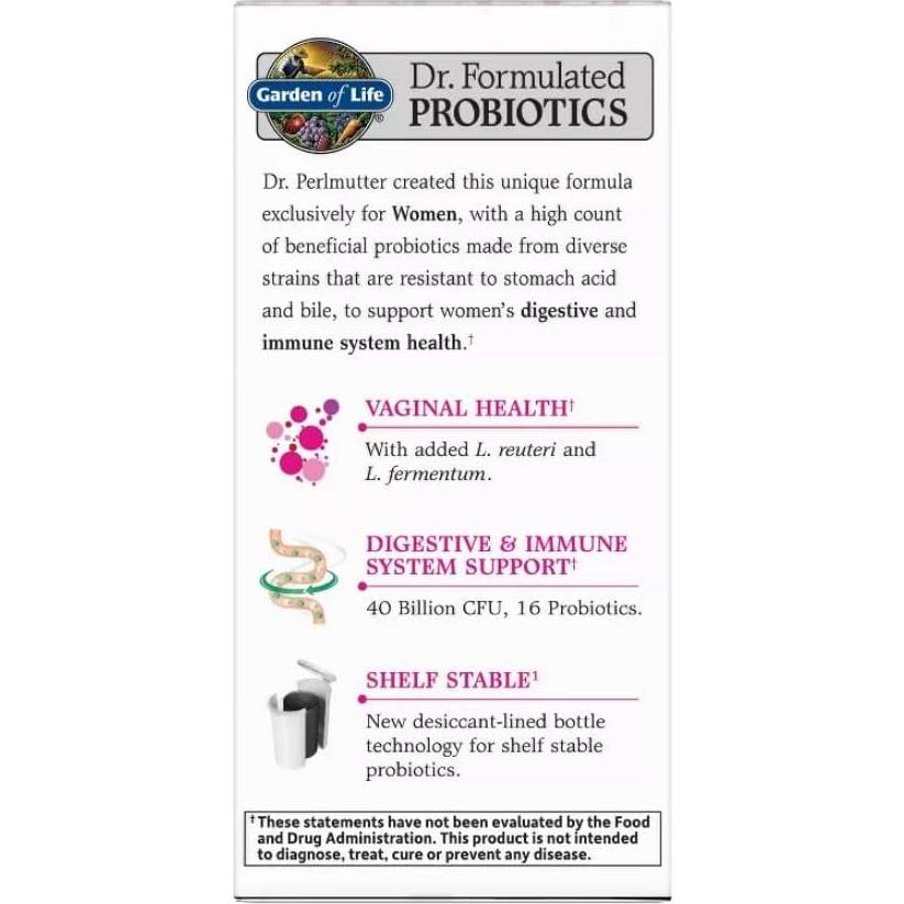 Cápsulas Probioticas Diarias Jardín de la Vida 30 Unidades