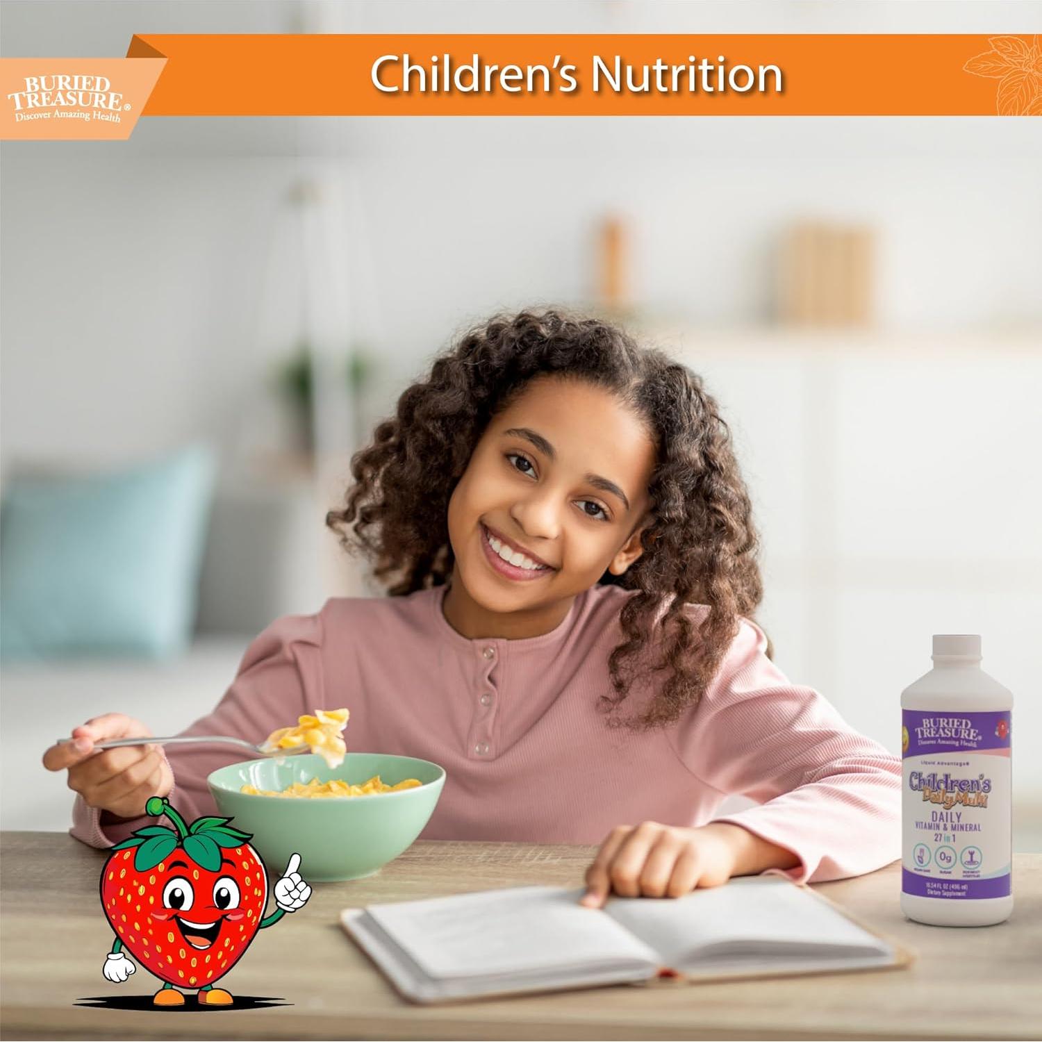 Multivitamínico Líquido Diario para Niños Buried Treasure 473ml