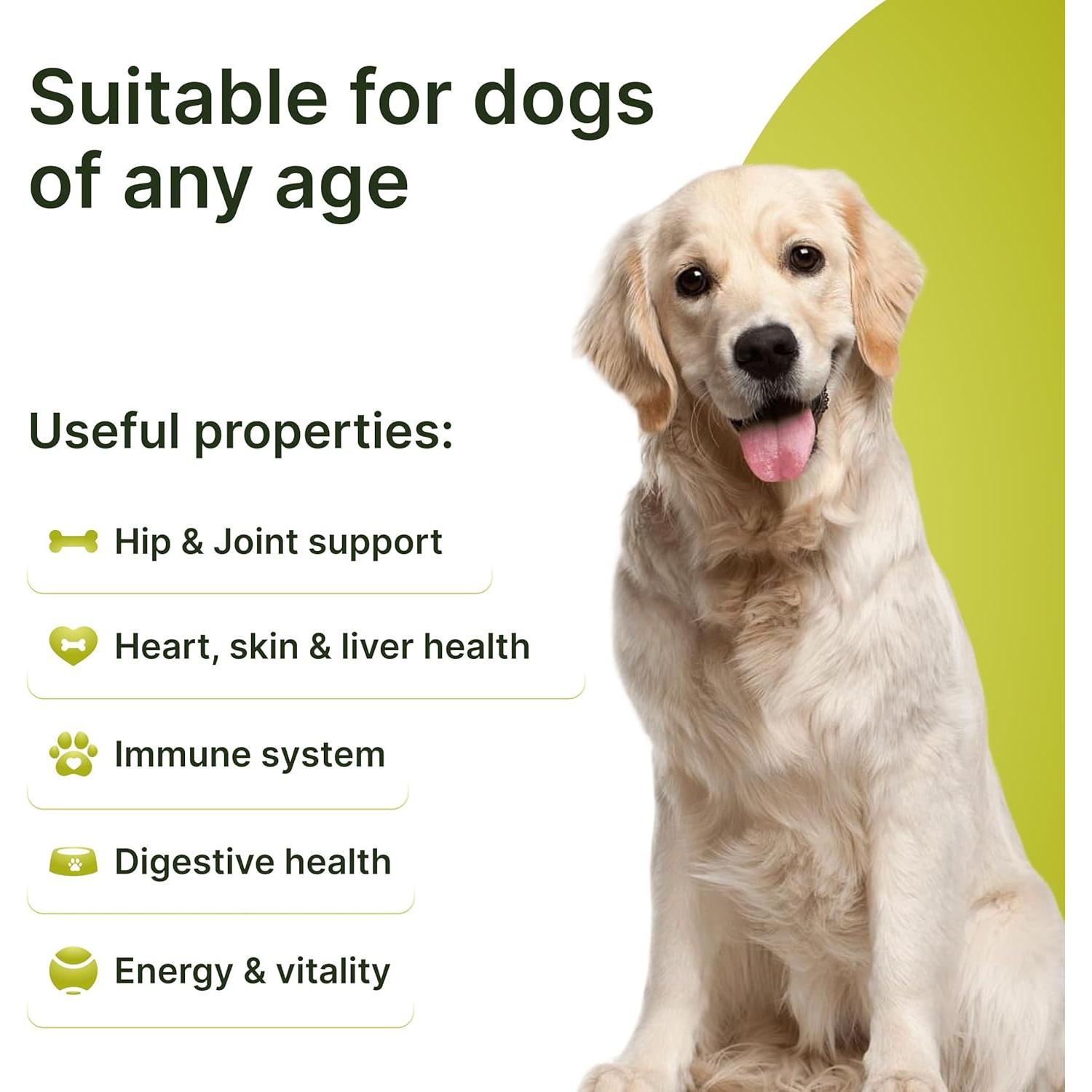 Multivitamina 23-en-1 para Perros TerraPaws - Masticables con Glucosamina y Probioticos