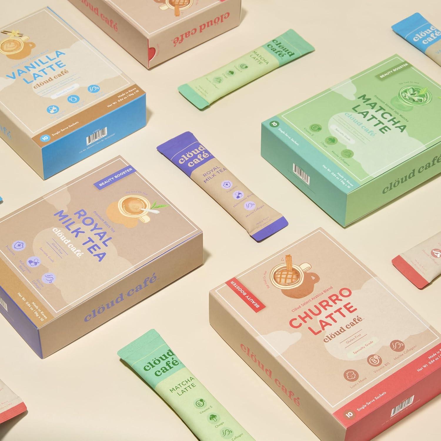 Café Instantáneo Clöud con Colágeno Marino - 10 Sobres