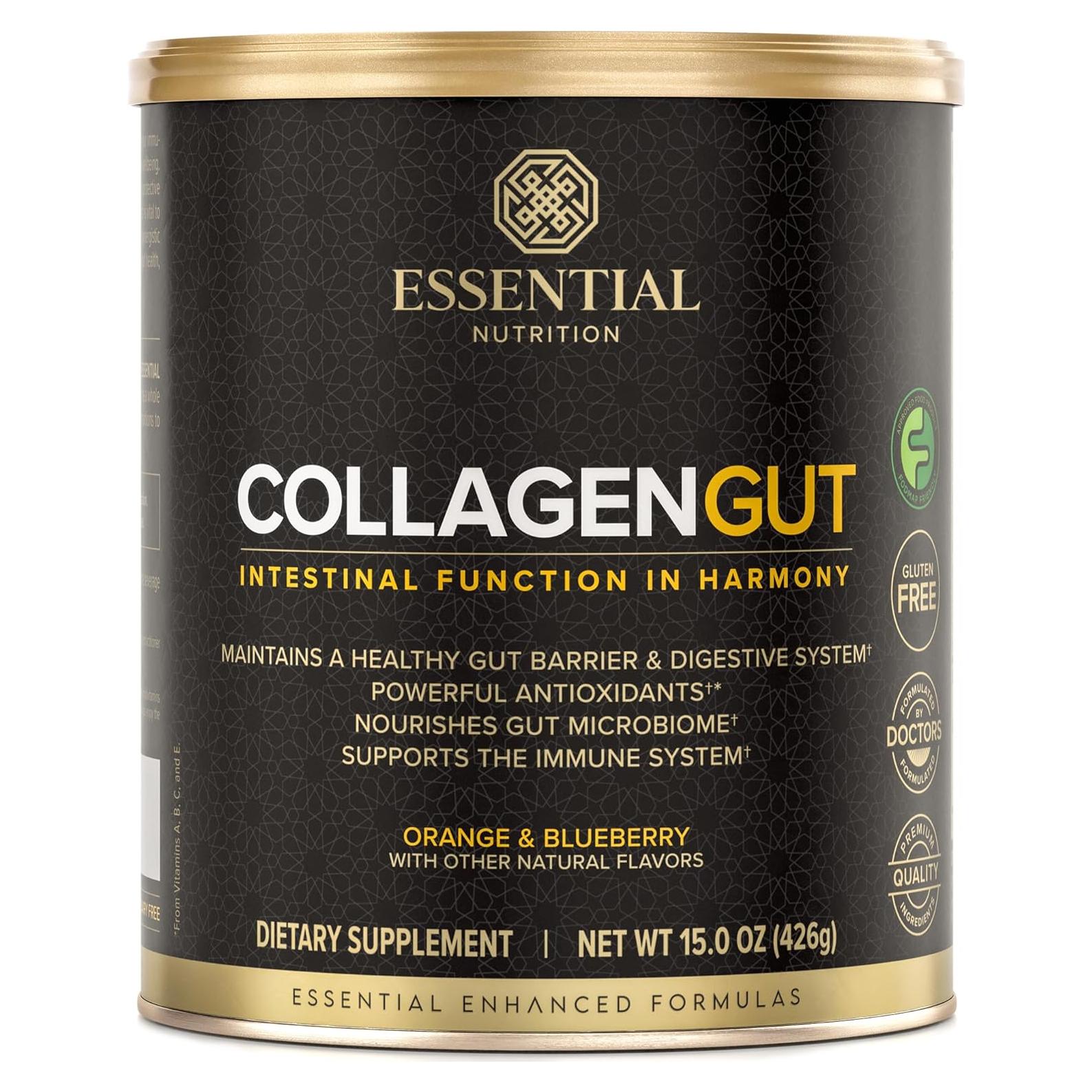 Colágeno Gut Essential Nutrition - Suplemento Salud Intestinal 425g