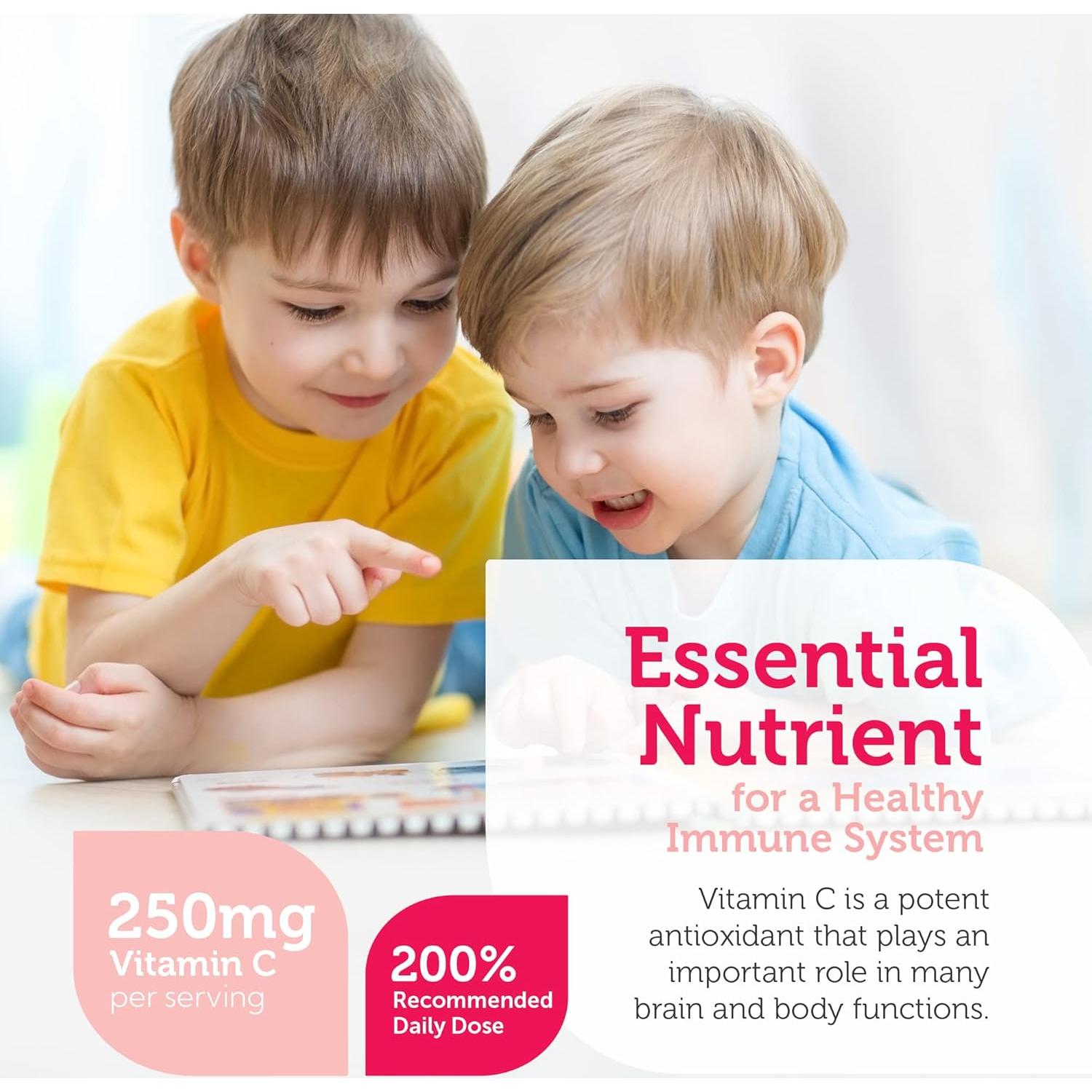 Tabletas Masticables de Vitamina C Zahler Junior C 500 Unidades