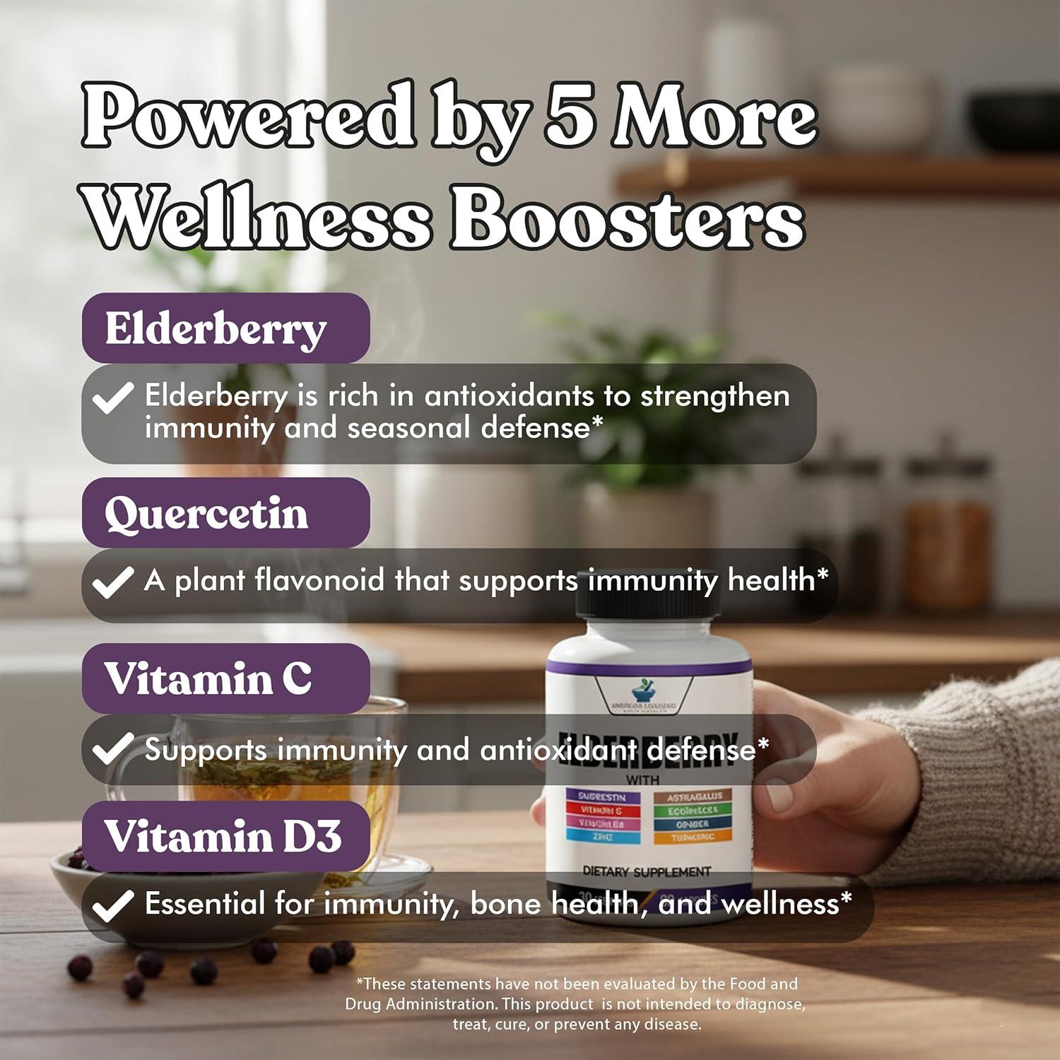 Suplemento Inmunológico American Standard 60 Cápsulas Quercetina