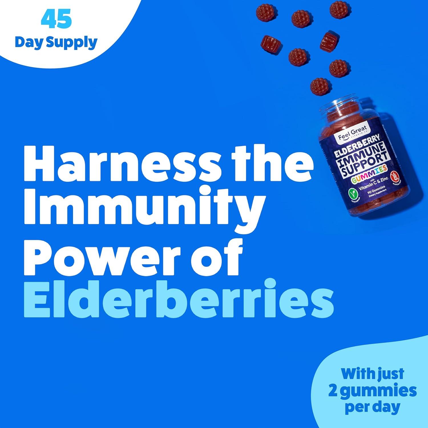 Gomitas Feel Great con Zinc y Vitamina C - 90 Unidades