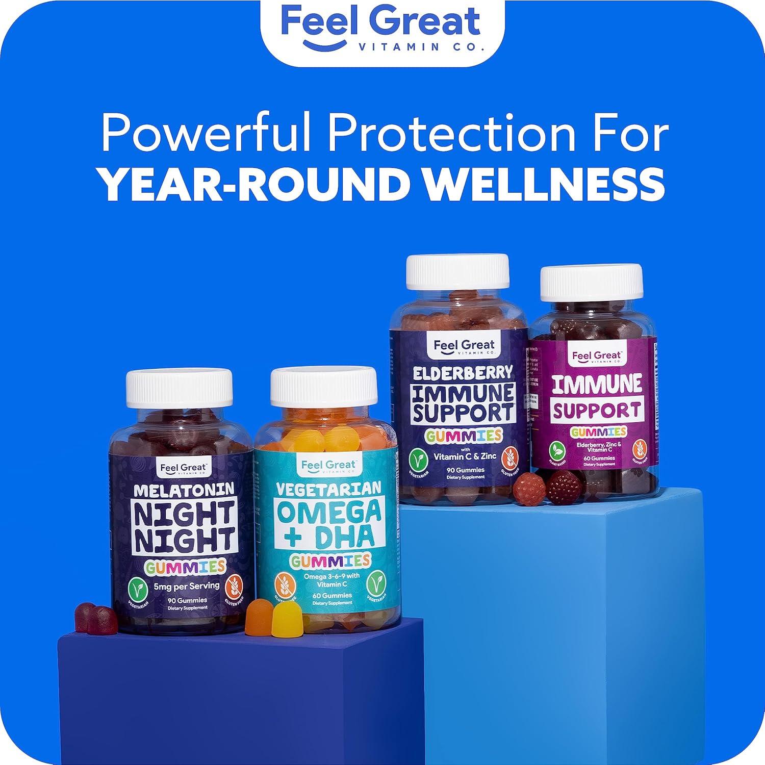 Gomitas Feel Great con Zinc y Vitamina C - 90 Unidades