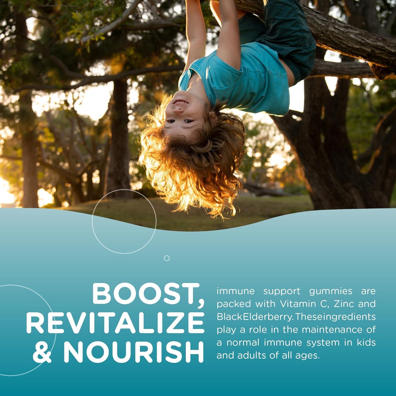 Gomas de Inmunidad Zahler para Niños - 120 Gomas Saborizadas