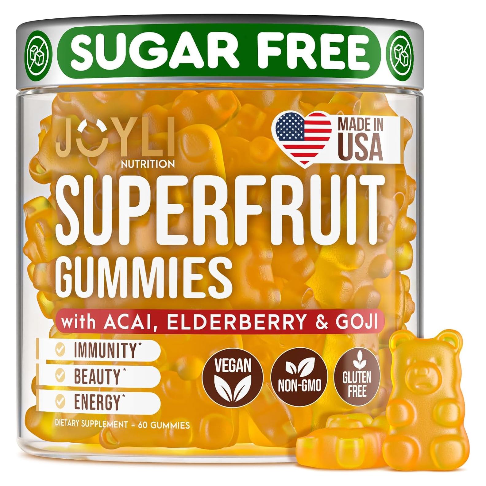 Gomitas Multivitamínicas Joyli 60 Unidades Sin Azúcar