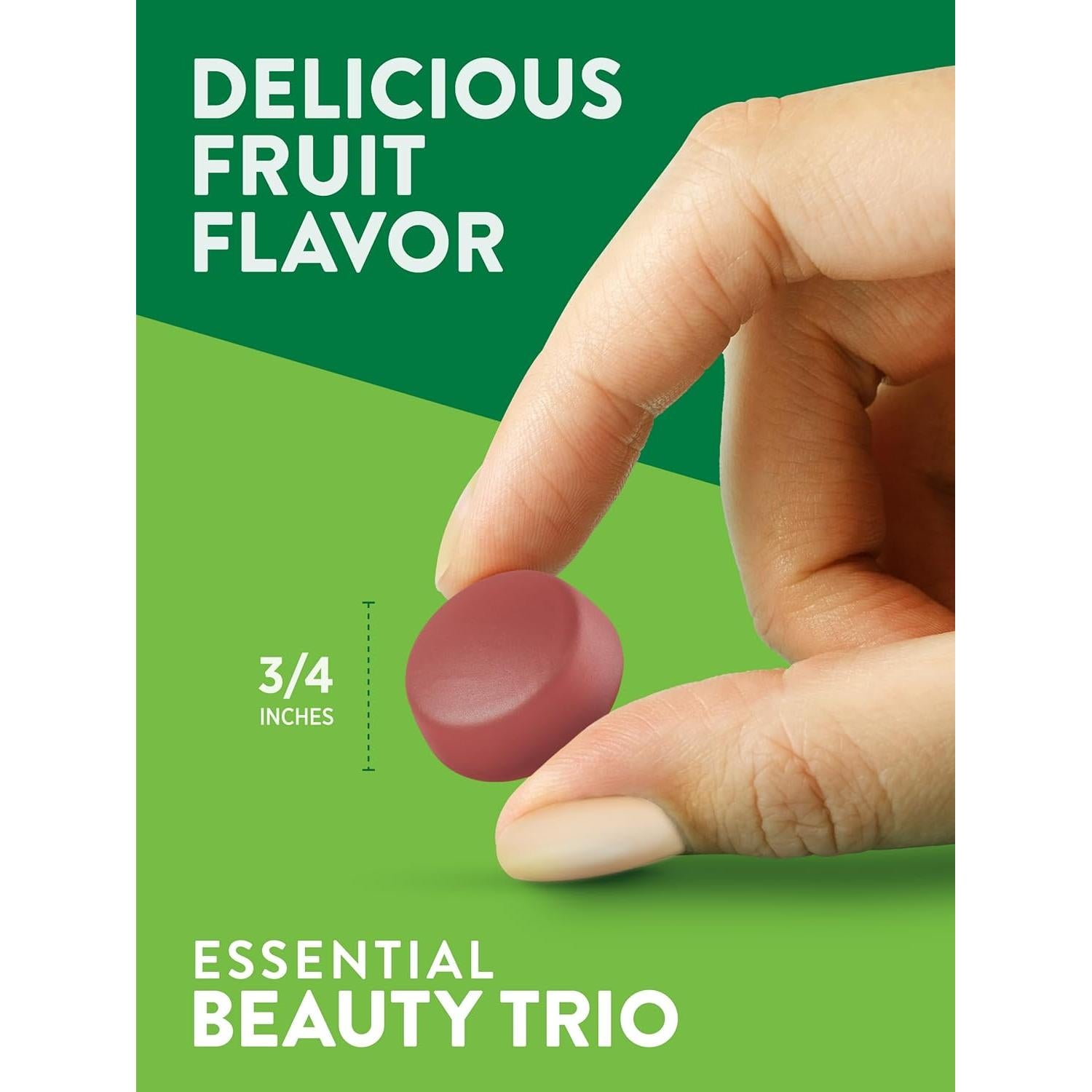 Gomitas de Biotina para Cabello, Piel y Uñas - La Verdad de la Naturaleza - 80 Unidades - 2500 mcg