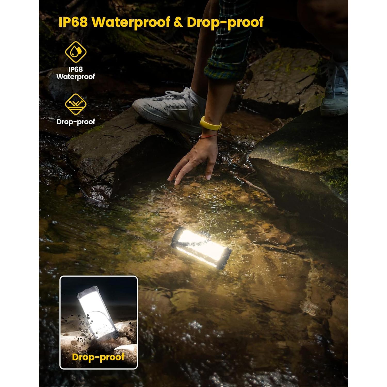 Linterna de Camping Glocusent C11 5000mAh 1200LM IP68