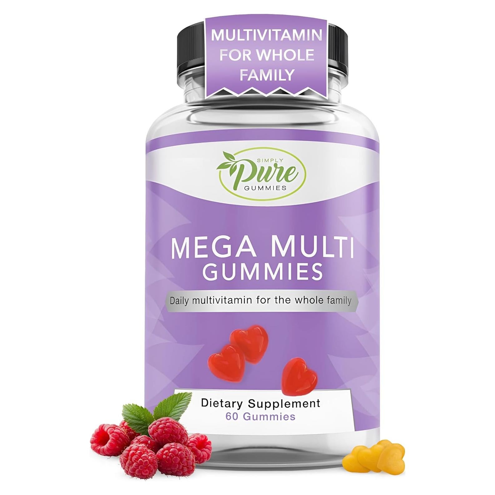 Gomas Multivitamínicas Pure By Nature 60 Unidades A, C, D2, E, K