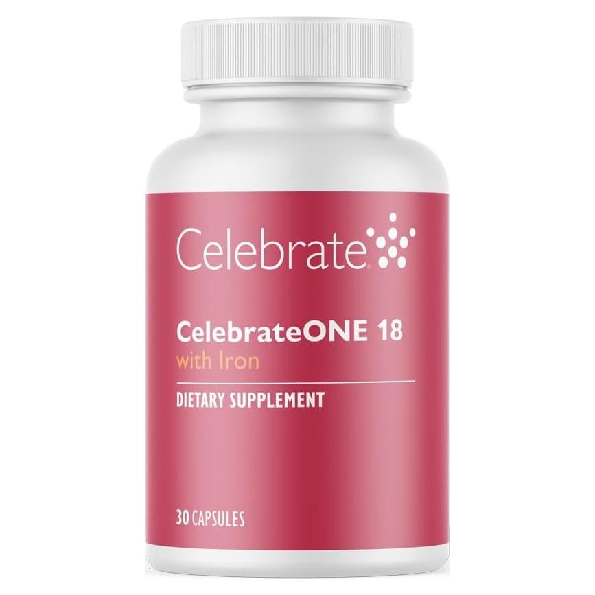 Multivitamínico Bariátrico CelebrateONE 18mg Hierro - 30 Cápsulas