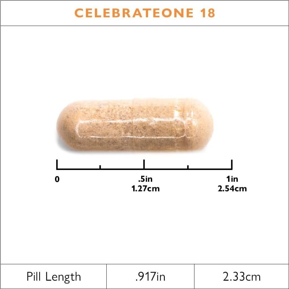 Multivitamínico Bariátrico CelebrateONE 18mg Hierro - 30 Cápsulas
