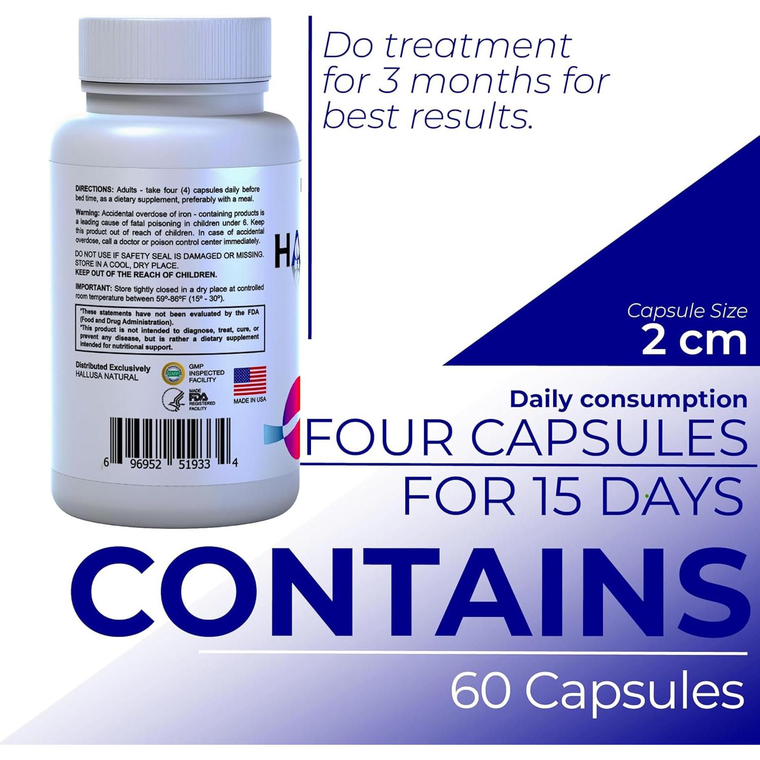 Multivitamina HallMulvit Hombres - 60 Cápsulas, Energía y Salud