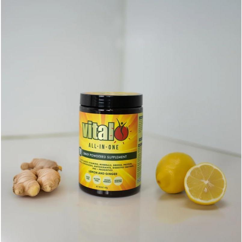 Suplemento en Polvo Vital All-in-One Limón y Jengibre 120g