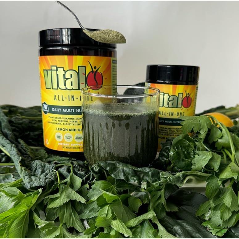 Suplemento en Polvo Vital All-in-One Limón y Jengibre 120g