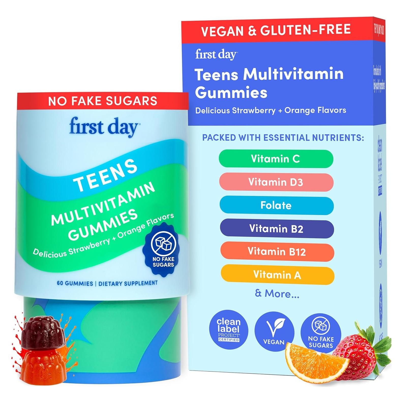 Multivitaminas First Day para Adolescentes - 60 Gomitas