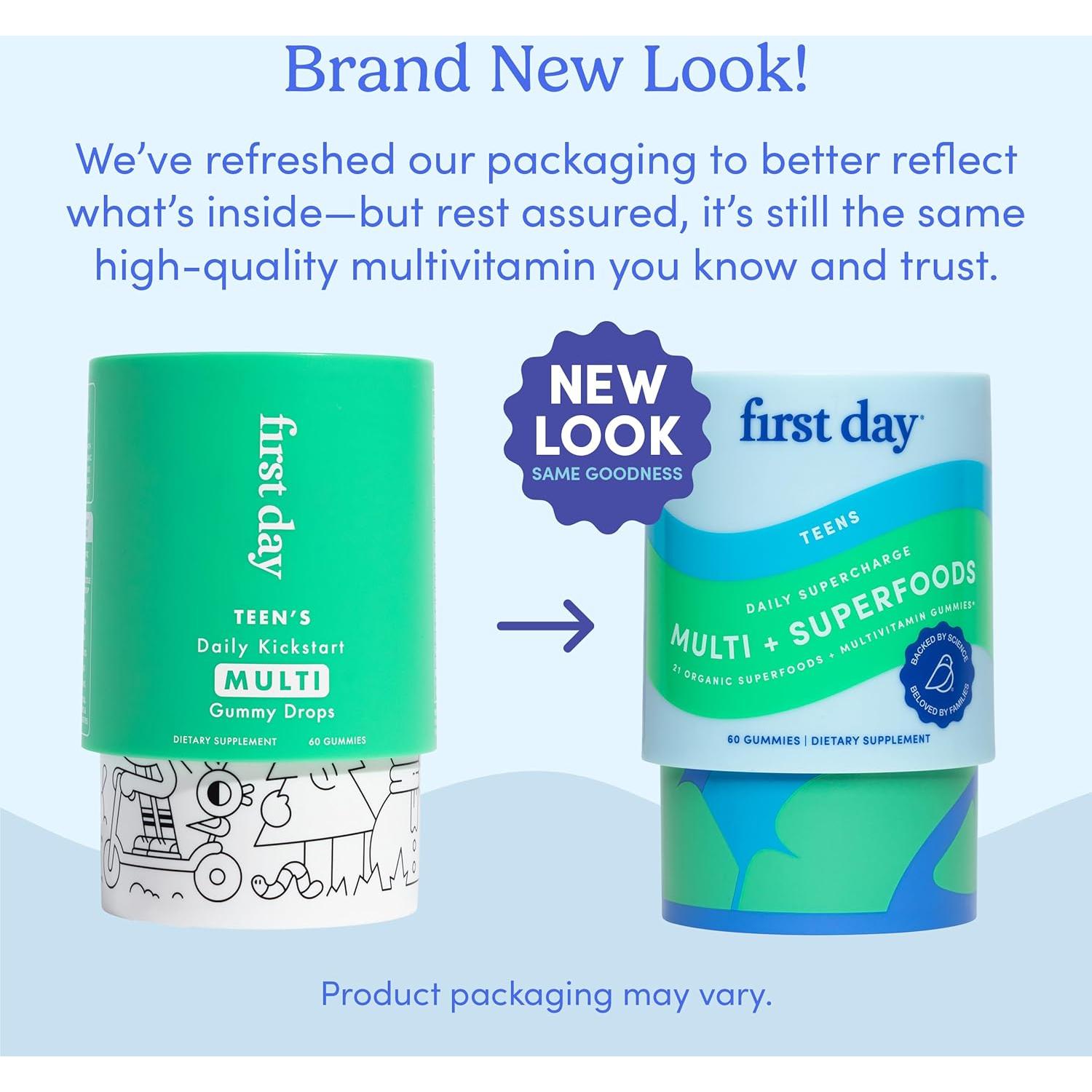 Multivitaminas First Day para Adolescentes - 60 Gomitas