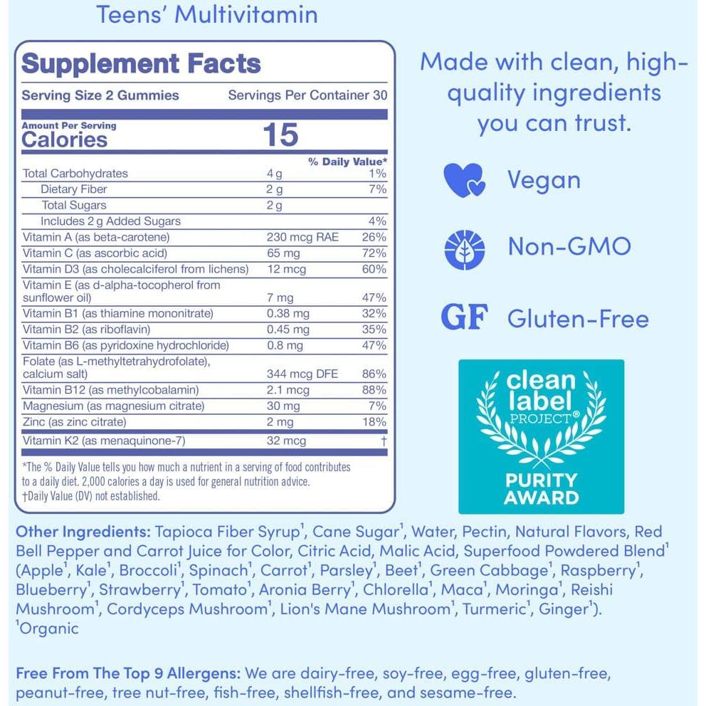 Multivitaminas First Day para Adolescentes - 60 Gomitas