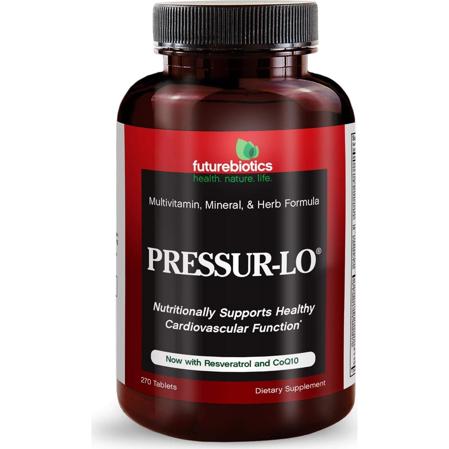 Multivitaminas y Minerales Futurebiotics 270 Tabletas - CoQ10, Ajo, Calcio, Magnesio