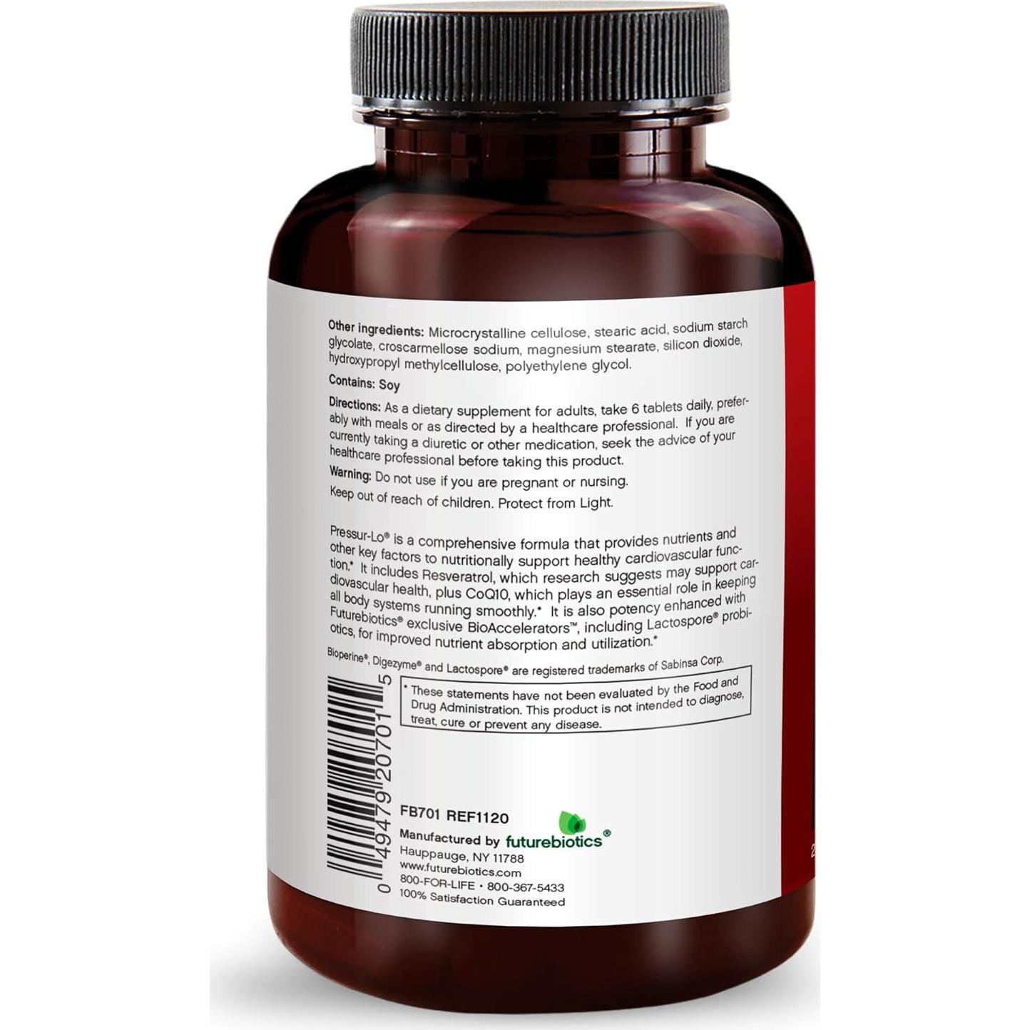 Multivitaminas y Minerales Futurebiotics 270 Tabletas - CoQ10, Ajo, Calcio, Magnesio