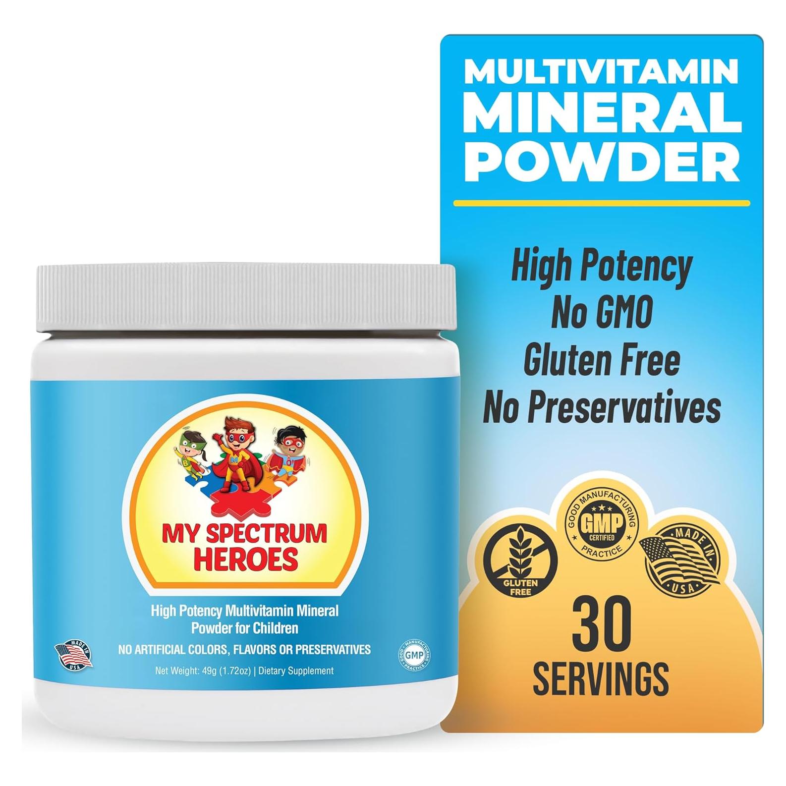 Multivitamina en Polvo para Niños Mis Héroes del Espectro 30 Porciones