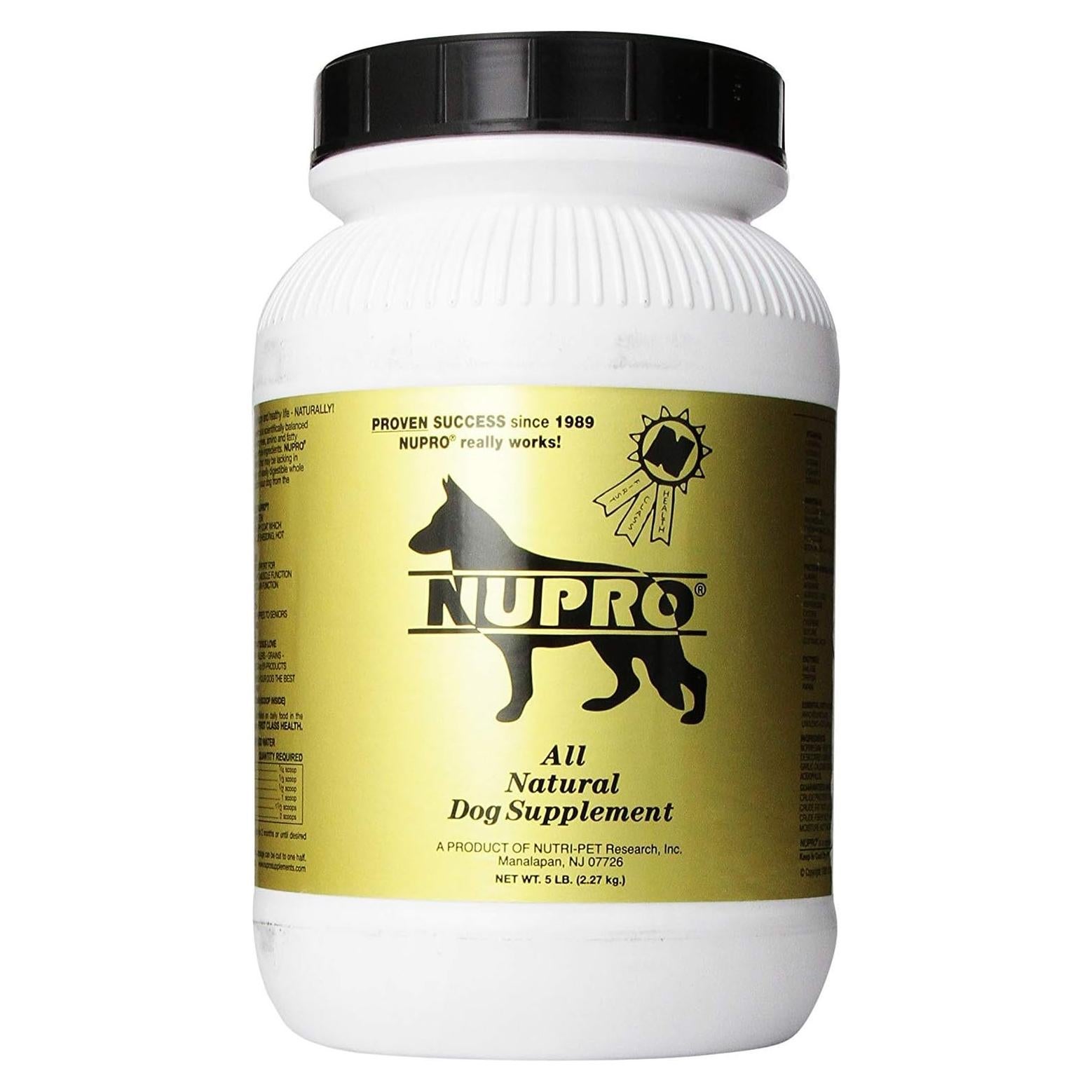 Suplemento Natural para Perros Nupro 2.27 kg - Sin Maíz ni Trigo