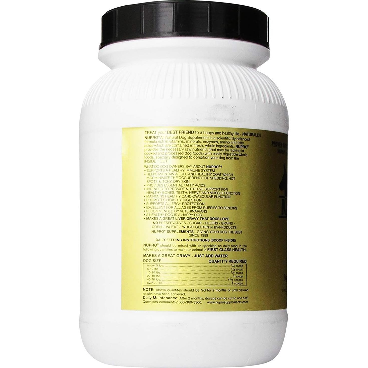 Suplemento Natural para Perros Nupro 2.27 kg - Sin Maíz ni Trigo