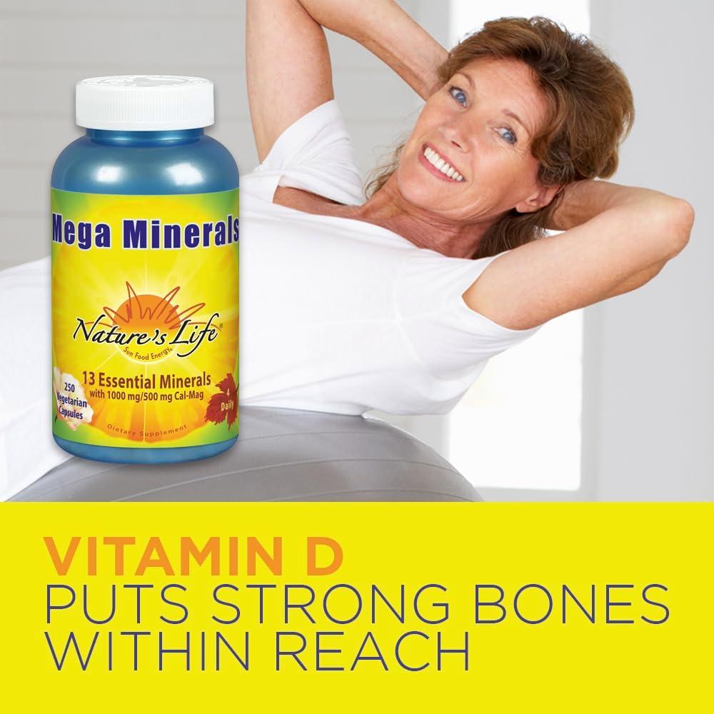 Suplemento Multiminerales Nature's Life 250 Cápsulas Vegetarianas